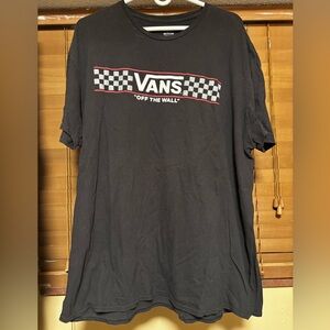 Vans Black Checkered Graphic Tee